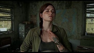 Badass Hot And Sexy Ellie Topless (Last Of Us) (AI Generated)