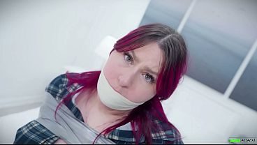 Lacey - Tied up and Gagged after work as a waitress in restaurant being Trussed up EP 1