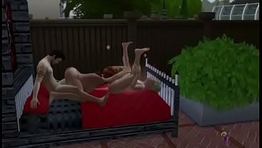 Sims 4 - Double BJ at the club