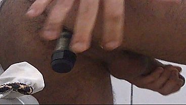 Masturbating in panties playing with transparent dildo 13cm - Trap Pussy Official