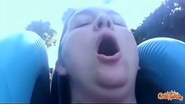 Rollercoaster Orgasm: Secret Vibe Ride at the Theme Park