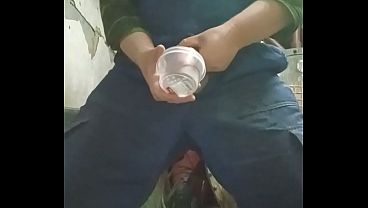 Russian slut got cum on her face and went to work!