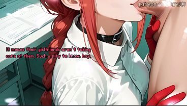 Your Doctor Makima is checking on your massive cock's health (Sex JOI)