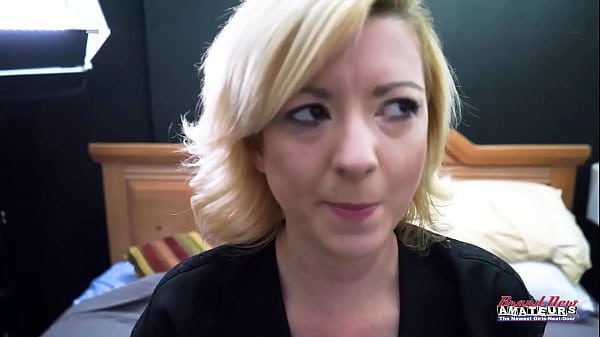 Busty Horny Blonde Keyton Enjoys Sucking A Cock And Fingering A Wet Butt!
