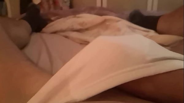 Perky breasts. Getting hard revealing cock part two.