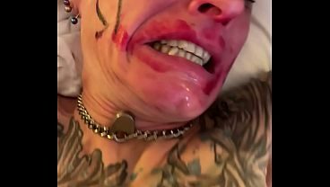 Human Fuck-Doll Experiment: Latex-Doll Vilja's Ass-Only Workout, Gag-Hole Training & Sloppy Facial Bath