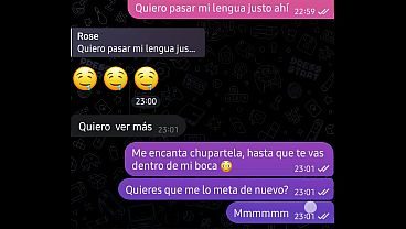 Me pongo caliente hablando con mi padrastro por chat
