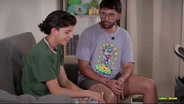 My Arab Twink Stepson Finally Fucks Me Raw While Mom's Away. First Time Top! Massive Creampie Push Out