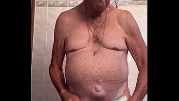 Shaving by cock and balls
