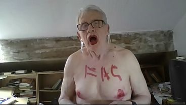 Sissy slag Sarah's  exposure humiliation - is it male or female? Only knows that it  just craves cock up its shithole