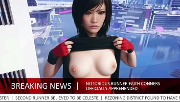Faith exposes her tits to the whole city