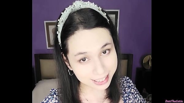 Your doll tgirlfriend Dani gave you a quick footjob after playing a weird game