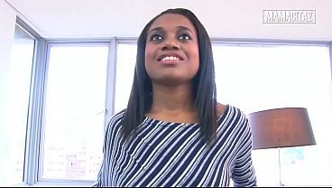 Curvy Ebony Latina in a Tight Dress... He Can't Wait to Fuck Her Bare