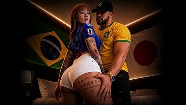 Brasil vs Japão com Anal POv | ブラジル vs 日本 | Brazil vs. Japan