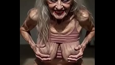 Ugly old stepmom wants to get fucked [AI]
