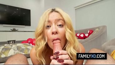 Stepdaughter fucks with stepdad to forget her ex - River Lynn