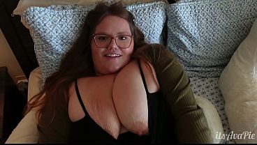 After hours with BBW tutor POV blowjob and sex