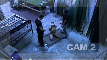 Blindfolded free use slut Gabriela Glazer anal creampie