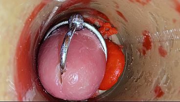 Oh fuck you.. I'm going to get pregnant! dose Ejaculation of sperm inside pussy toy