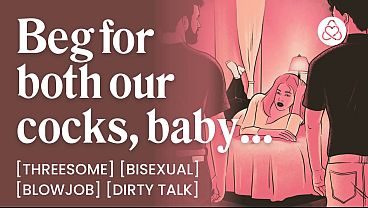 ASMR Audio Porn: Bisexual Male Shower Fuck Turns Into MMF Threesome – Foreplay, Blowjob & Dirty Talk – Erotic Audio Roleplay for Women