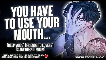 HUGE ROOMMATE SLIDES BIG DICK DOWN YOUR THROAT | AUDIO ROLEPLAY