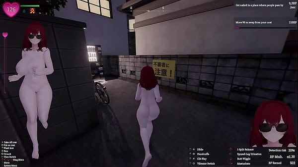 Secret Flasher Manaka - Free Run [Residential Area]