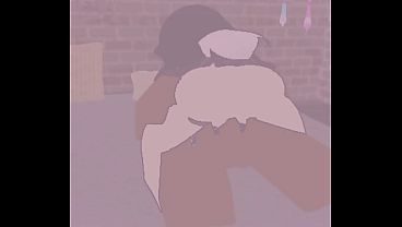She enjoys her friend's BBC while her boyfriend is at work, carelessly ending up in her tight pussy | Roblox Condo
