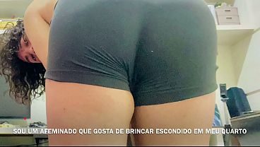 Danielly é um afeminado trans que gosta de mostrar seu cuzinho para homens tarados