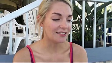 Facials look so good on blonde teens! SURF'S UP!
