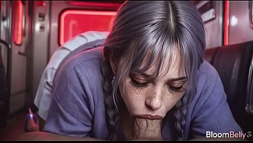 Insatiable late-term passion: I left crimson finger marks on this slut's rounded thighs while my cock ruthlessly stretched her dripping slit [AI]