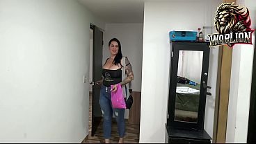 Hot BBW MILF Gives Deep Wet Blowjob and Swallows Big Cock After Work