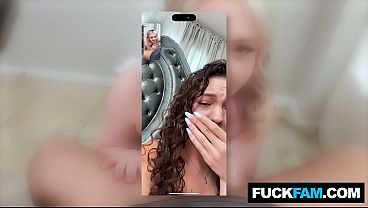 WTF! Stepsis Cheats Live on Video Call Eva Nyx, Joshua Lewis, Satine summers