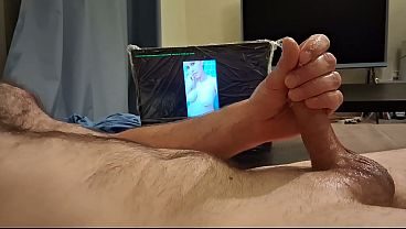 Tribute to a sexy ex-girl with a covering cumshot