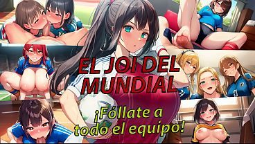 ¡El CEI del mundial! Fóllate a todo el equipo de futbol. ¡Muchas voces españolas!