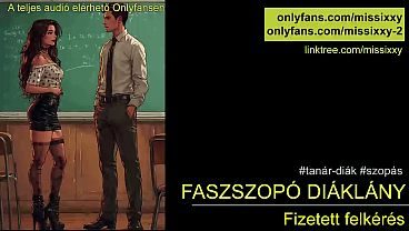 Faszszopó diáklány - magyar audio