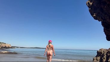 sexo en la playa con mi moreno