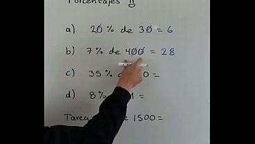 Aprende a sacar el porcentaje De 69