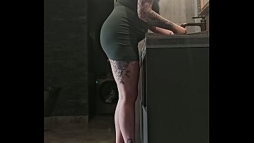 A camera in a public restroom catches a strange man fucking a girl who is washing her panties.