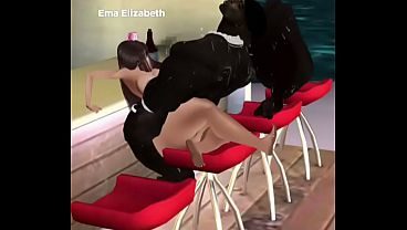 Suegra puta pagando su deuda con el negro