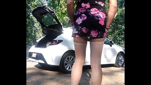 sissy faggot outside