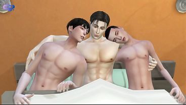 Threesome hot teen boys sims 4