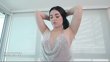 Big butt latina slut Madison Stil gets anal fisted by Mike Zander then gets fucked by three big cocks with DAP and DP