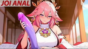Audio ANAL JOI en español. Yae Miko quiere chupartela mientras se folla tu culo.