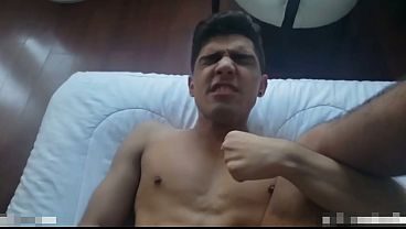 After the party he took me to his house to fuck and I shot all my cum on his face