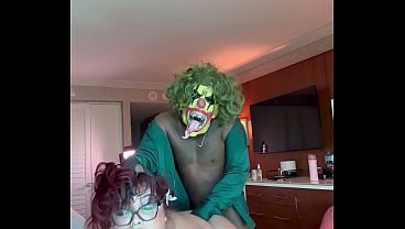 Thick Whore Getting Her Pussy Worked OUT by GIBBY THE CLOWN