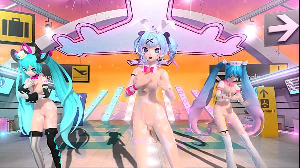 Hatsune Miku Project Diva Tricolore Airlines Nude bunny