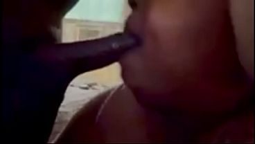 She loves sucking it!