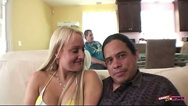 Danny and blonde MILF Savanna have no qualms about fucking in front of her hubby