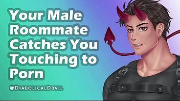 Your Male Roommate Catches You Watching Porn, You Both Masturbate Together || Diabolical D3vil