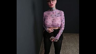 Stylish, bald milf, sexy slut